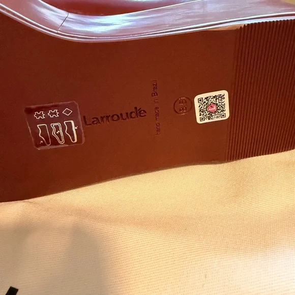 Larroude Burgundy Platform Loafers - Picture 9 of 12